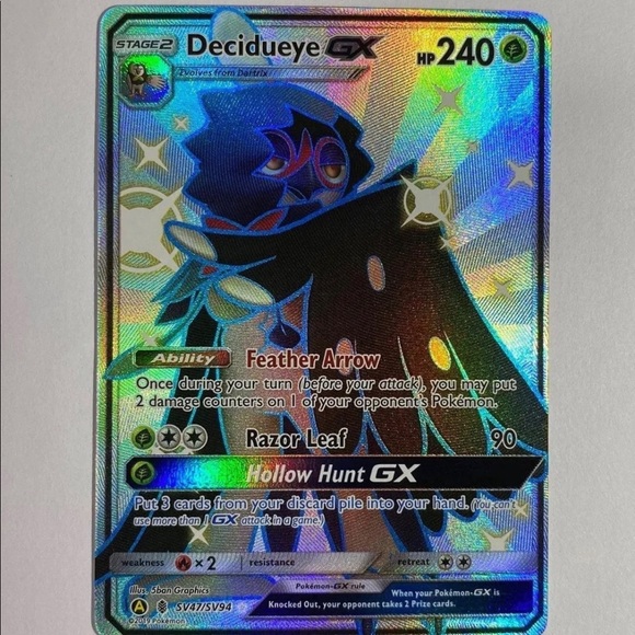 Pokemon | Toys | Shiny Decidueye Gx | Poshmark